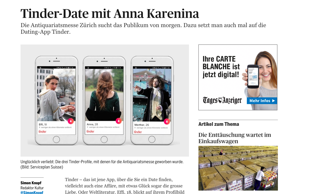 Tinder Zurich